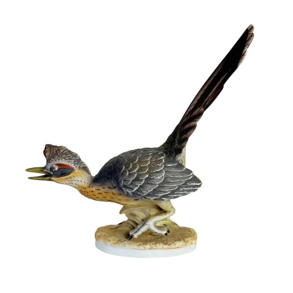 Realistic Roadrunner Figurine VTG Bird Collectible Wildlife Nature by Lefton REA - Picture 2 of 14